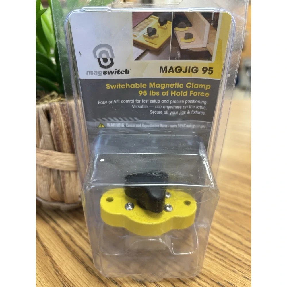 Magswitch MAGJIG 95 Switchable Magnetic Clamp 95 lb Hold Force Woodworking NEW